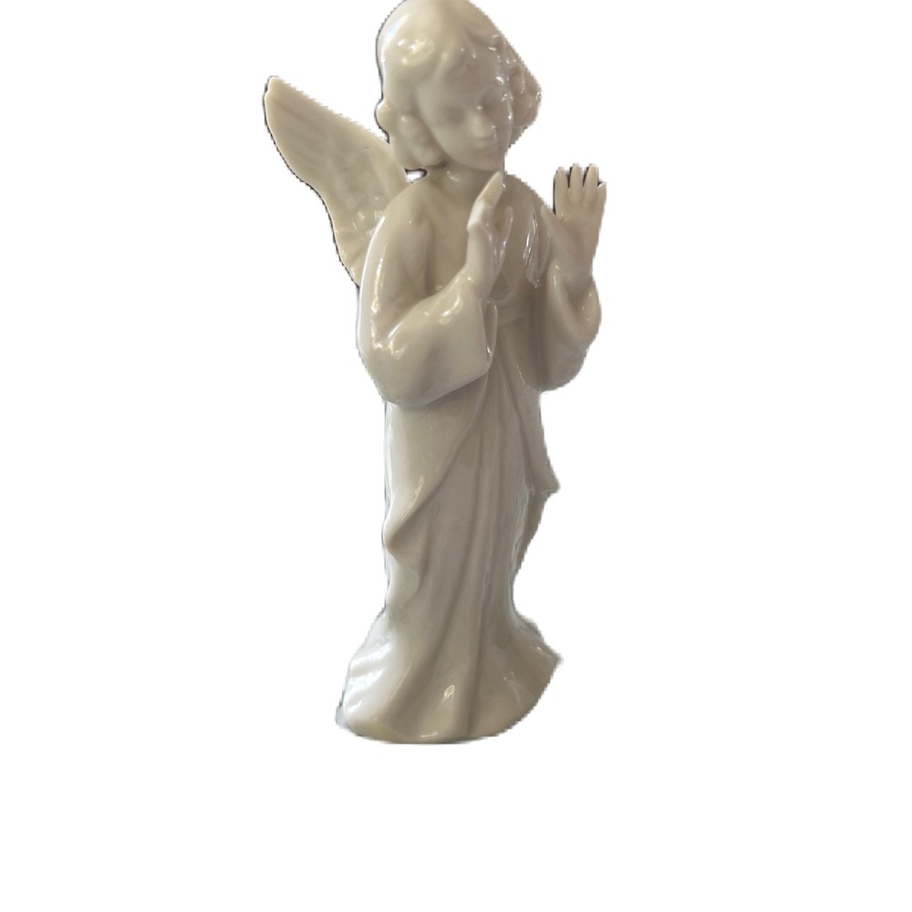 Dresden Angel Conductor  Porcelain Angel Musicians #6 by 4.5" Germany Vintage